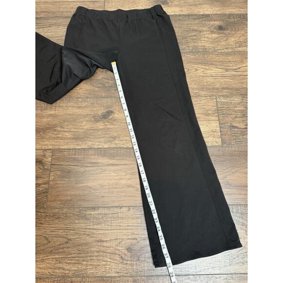 Derek Lam 10C X Athleta Black Wide Leg Workout Pants Size Small Full Length - Picture 7 of 7